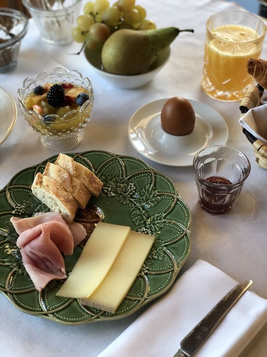 Le petit déjeuner au Château de Sacy